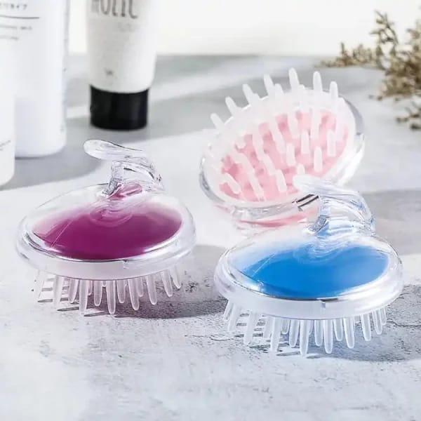 Head scalp message shampoo brush pack of 2