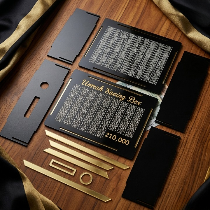 Beautiful Umrah gift box designed for family and loved ones
