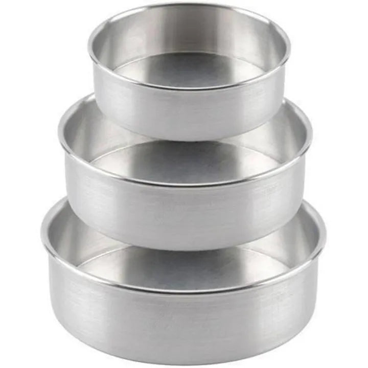 cake pan - 3 pcs cake pan - jass cake pan 6,7 and 8 inches - baking pan - cakepan mold set