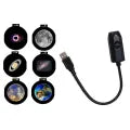 USB-powered moon and Earth projection night light for bedroom decoration
