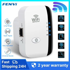 FENVI 300Mbps Wireless WIFI Repeater Remote Wifi Extender WiFi Amplifier 802.11N WiFi Booster Repetidor Amplifier Wi Fi