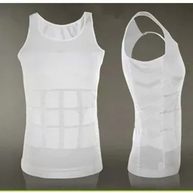 Slim n Lift Body Shaper Vest for Men (Black / White)